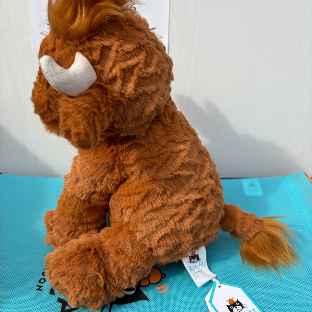 Jellycat FUDDLEWUDDLE HIGHLAND COW - Medium 8" Plush - Brand New with Tags - Picture 4 of 9